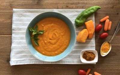 Receta sana: Crema de Calabaza y Curry