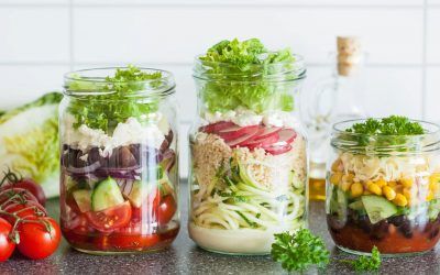 Cómo preparar ensaladas verticales para comer fuera de casa