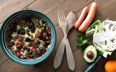 Receta Sana: Taboulé de coliflor y verduras
