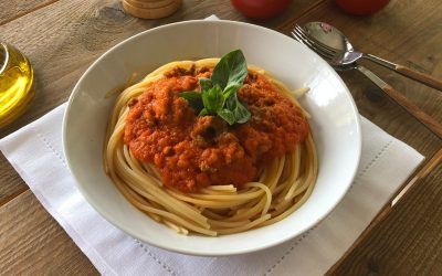 Receta sana: Salsa boloñesa rica y nutritiva