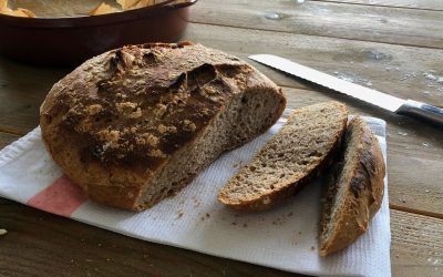 Receta sana: Pan casero  con masa madre