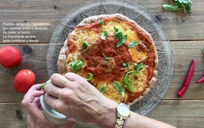 Receta sana: Pizza casera con y sin masa madre