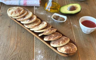 Receta sana: Pan de Pita o Pan Árabe