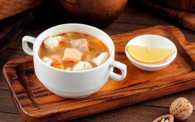 Receta Sana: Sopa de pescado con azafrán