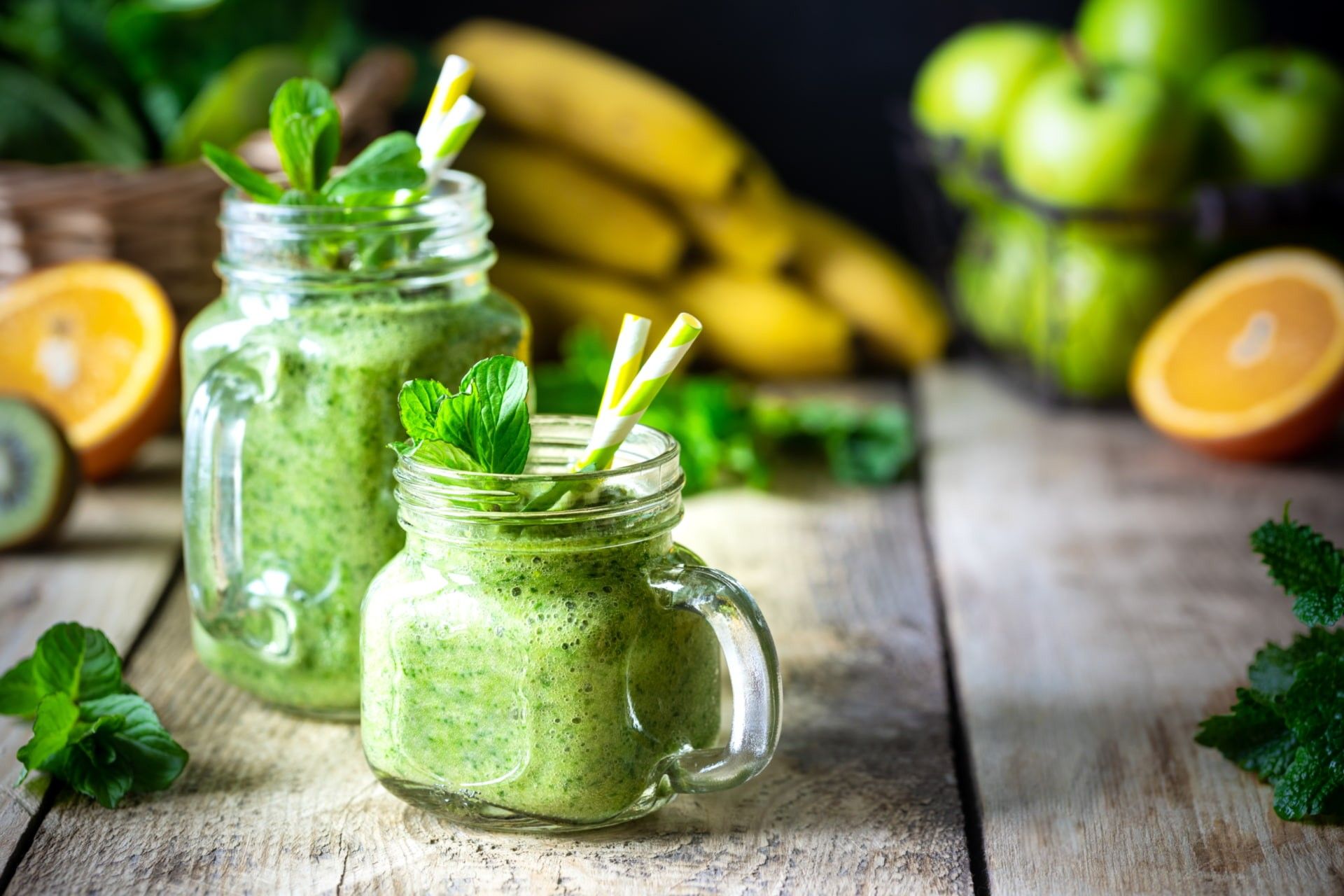 batido con espirulina