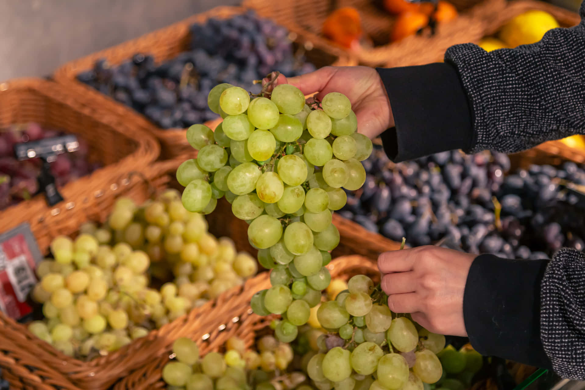 Uvas, entre las frutas y verduras de septiembre